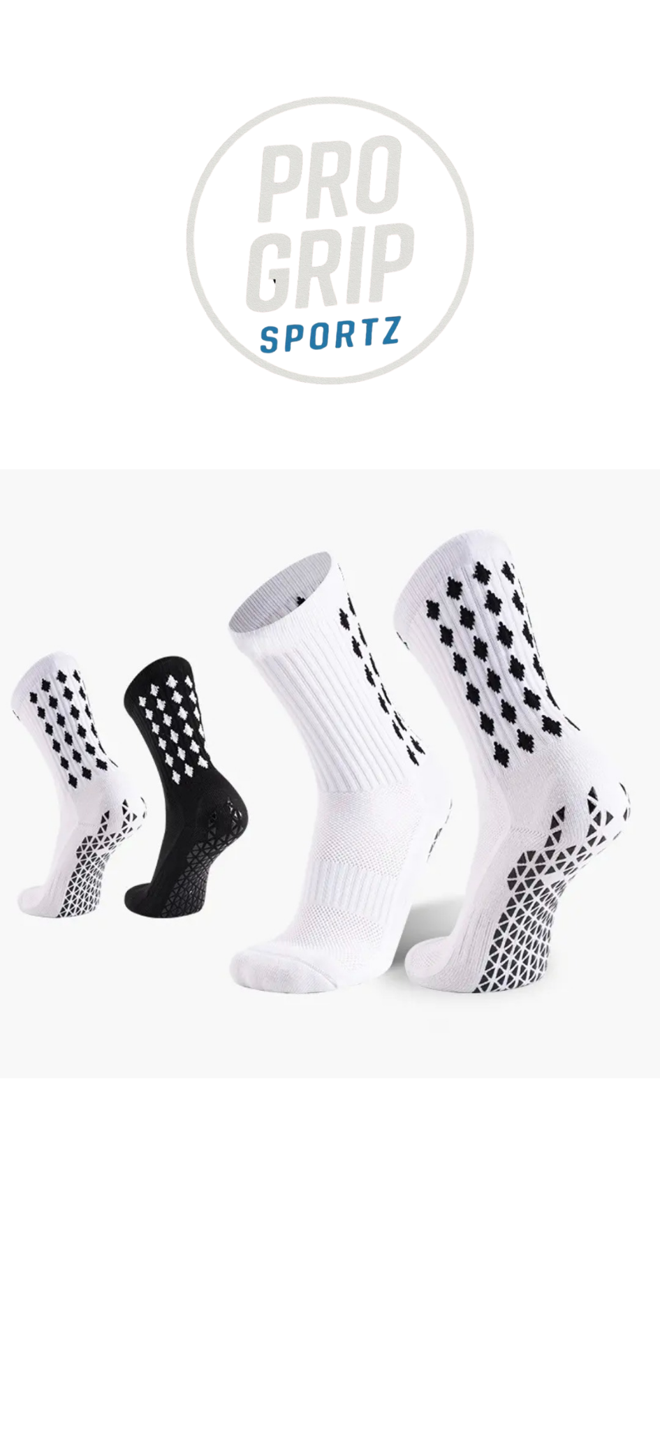 Pro Grip Sportz Grip Socks £7 Each or 4 For £21 Use Code - PGS21