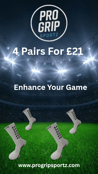 Pro Grip Sportz Grip Socks £7 Each or 4 For £21 Use Code - PGS21